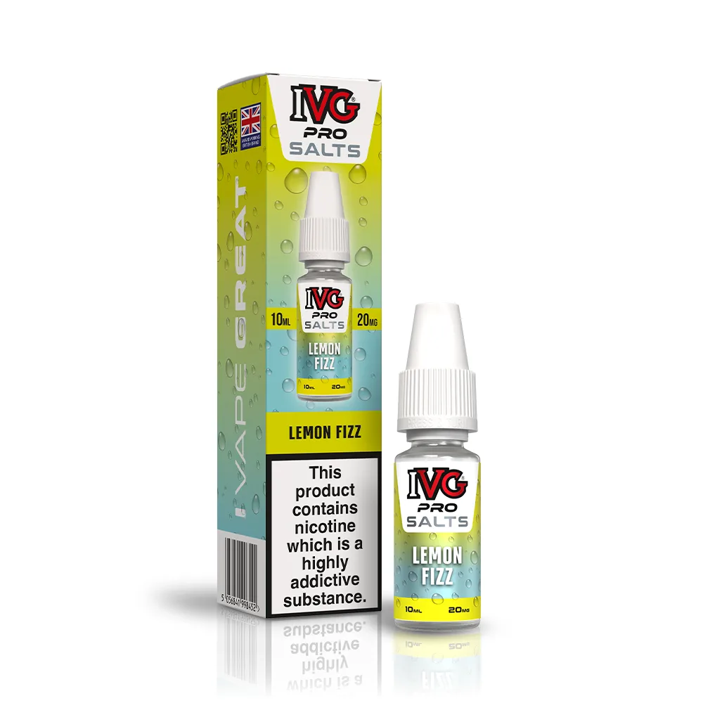 Lemon Fizz Nic Salt E-Liquid by IVG Pro Salts 10ml